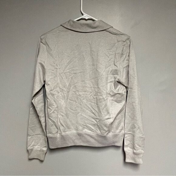 Bordado Women’s Terry Zip Jacket lapel Heather gray size Medium M blazer - Picture 4 of 4